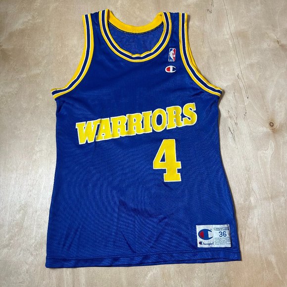 Vintage Champion Size 36 Golden State Warriors Webber NBA Basketball Jersey - Picture 1 of 4